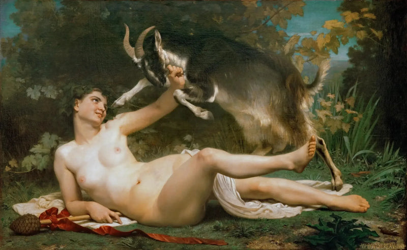 Een bacchante - Bouguereau