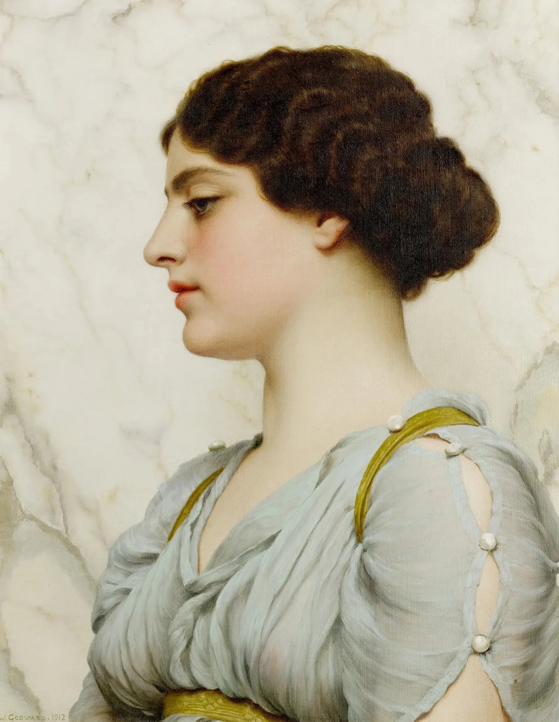 Een Romeinse schoonheid - John William Godward