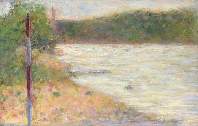 Een oever (De Seine bij Asnières) - Georges Seurat