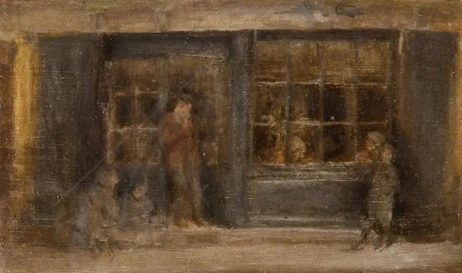 Een winkel - James Abbott McNeill Whistler