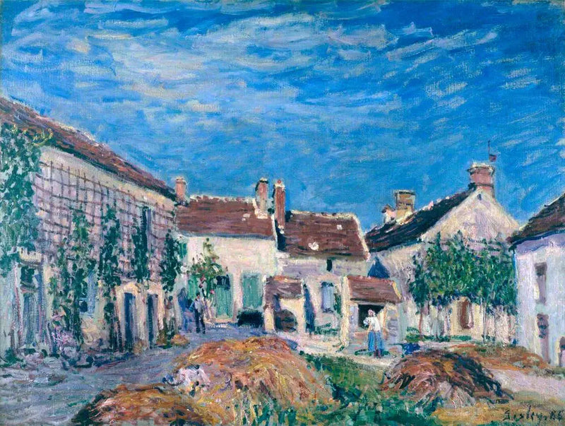 Een binnenplaats in de Sablons - Alfred Sisley