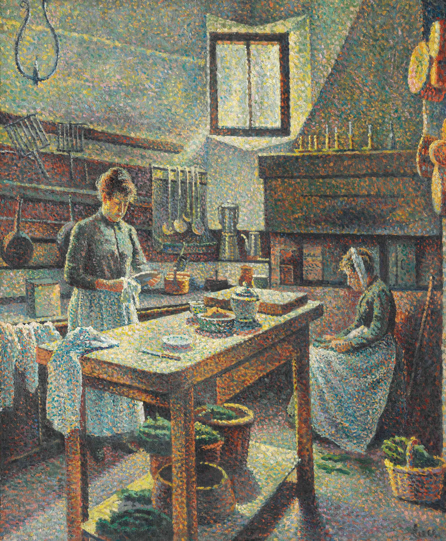Een keuken - Maximilien Luce