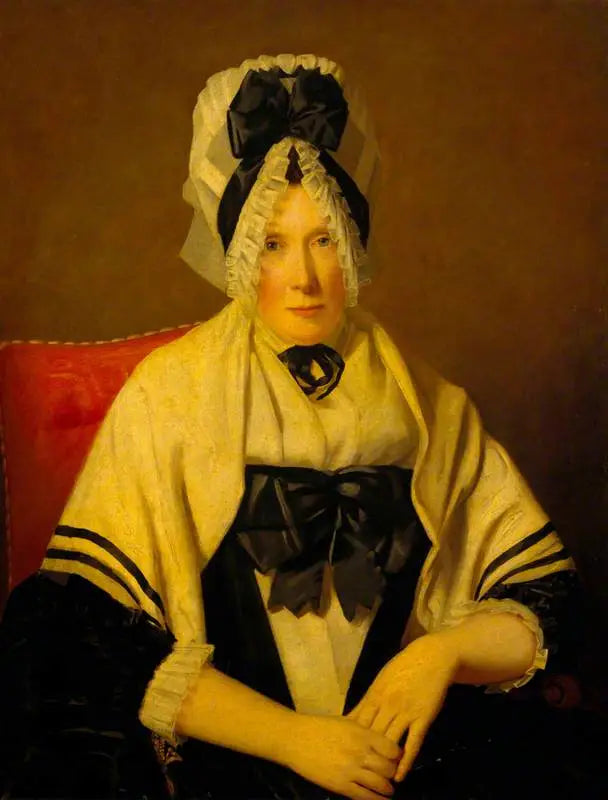 Een dame met een kanten hoedje (mogelijk Ann Edgar, Lady Raeburn) - Henry Raeburn

Source:
Une dame au bonnet de dentelle (peut-être Ann Edgar, Lady Raeburn) - Henry Raeburn