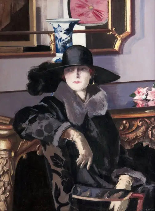 Een dame in het zwart - Francis Cadell

Source:
Une dame en noir - Francis Cadell