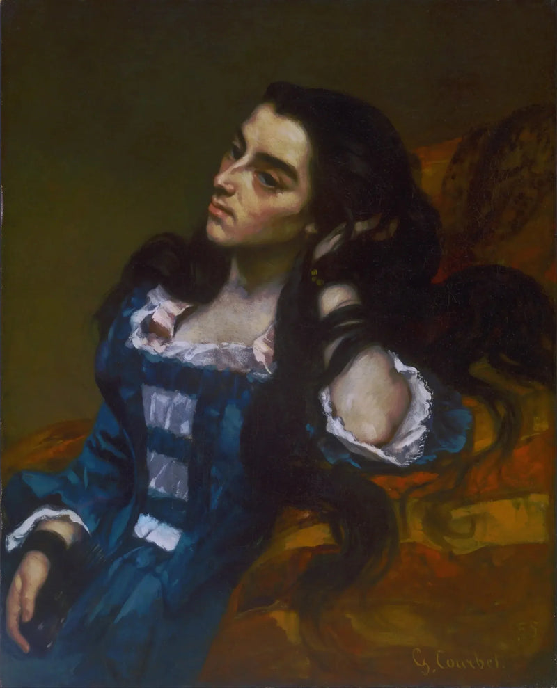 Een Spaanse dame - Gustave Courbet