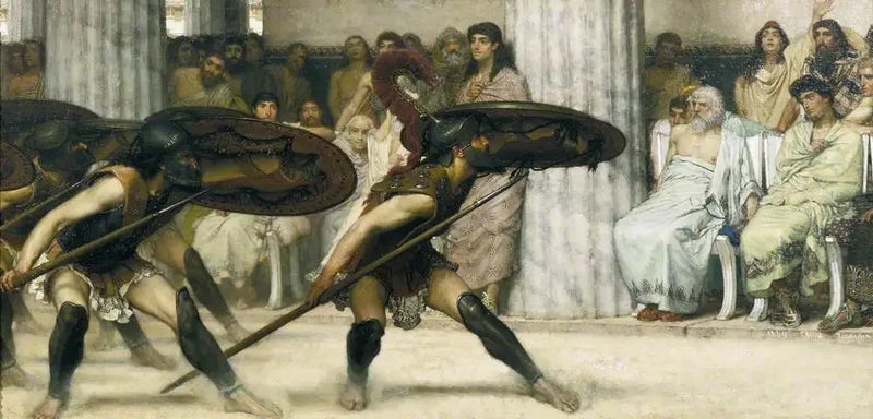 Een dans in de Pyrrhus - Lawrence Alma-Tadema