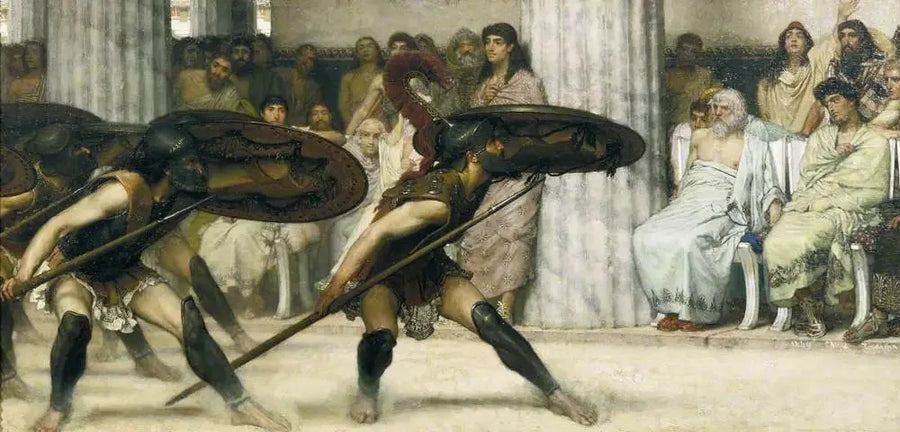 Een dans in de Pyrrhus - Lawrence Alma-Tadema