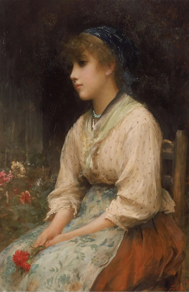 Een Venetiaanse bruidsmeisje - Luke Fildes

Source:
Une demoiselle d'honneur vénitienne - Luke Fildes