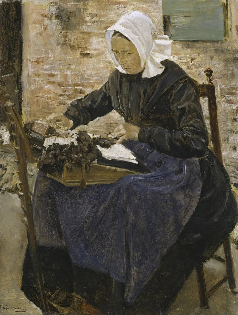 Een Nederlandse kantklosster - Max Liebermann
