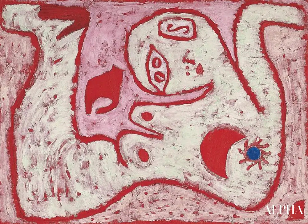 une femme pour les dieux, 1938 - Paul Klee - Reproductions de tableaux et peintures haut de gamme