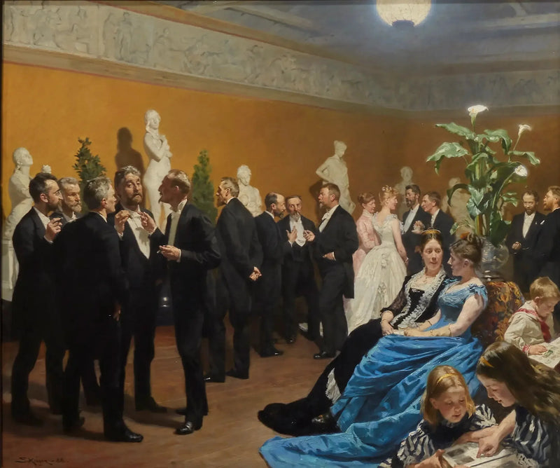 Een feest in de Glyptoteket - Peder Severin Krøyer