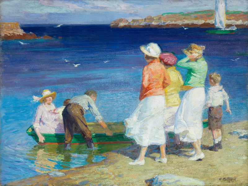 Een zeilfeest (Vertrek met de zeilboot) - Edward Henry Potthast

Source:
Une fête de voile (Partir en voilier) - Edward Henry Potthast