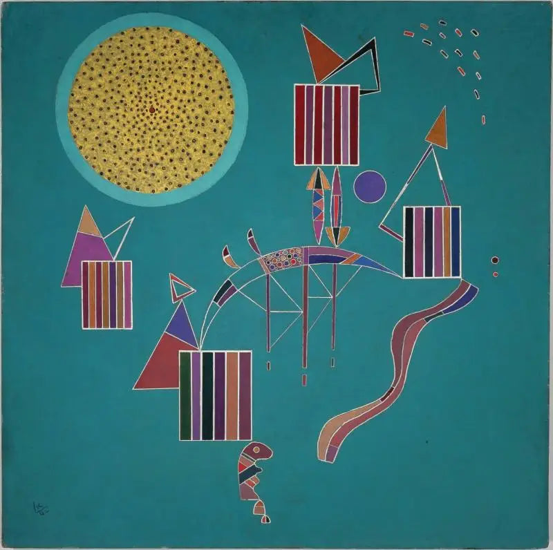 Een intieme feest - Vassily Kandinsky
