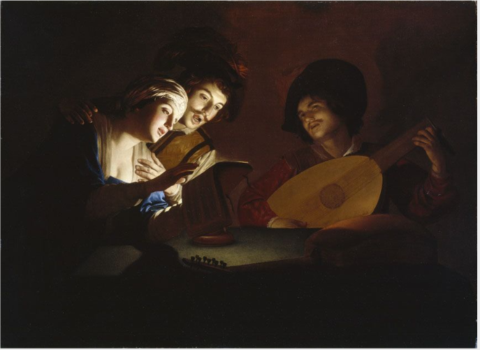 Een muzikale feest - Gerrit van Honthorst