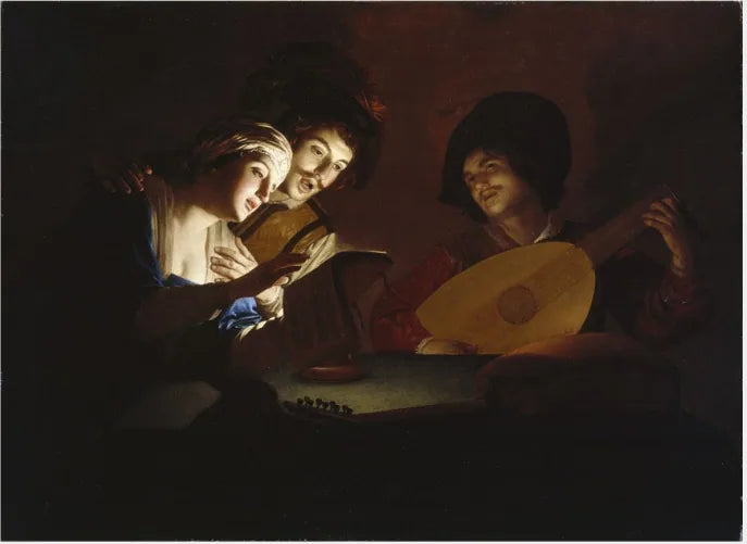 Een muzikale feest - Gerrit van Honthorst