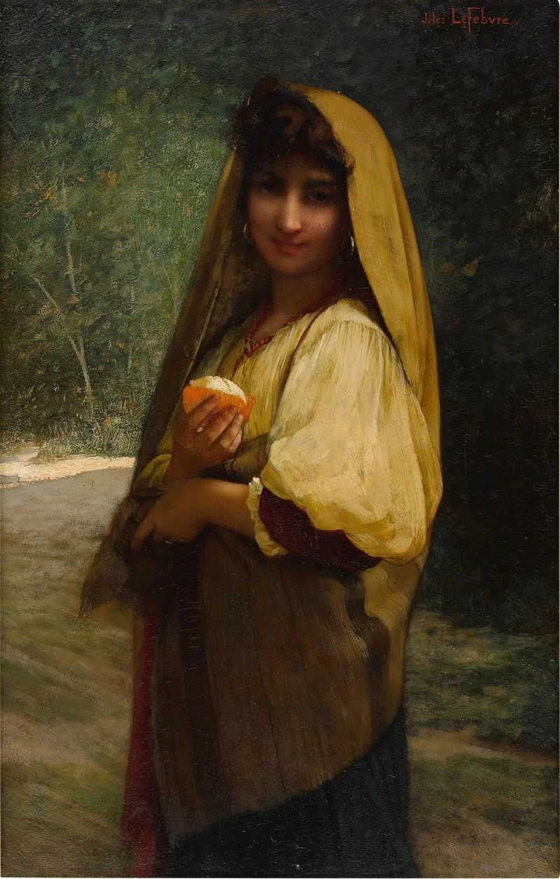 Een Italiaanse vrouw met een sinaasappel - Jules Lefebvre

Source:
Une fille italienne avec une orange - Jules Lefebvre