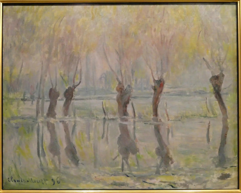 Een overstroming in Giverny - Claude Monet