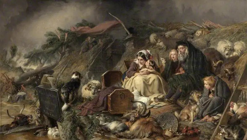 Een overstroming in de hoge landen - Edwin Henry Landseer

Source:
Une inondation dans les hautes terres - Edwin Henry Landseer