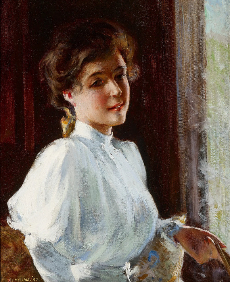 Een jong meisje - Willard Metcalf