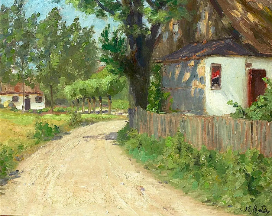 Een zomerdag in een dorp in Funen. - H. A. Brendekilde

Source:
Une journée d'été dans un village de Fionie. - H. A. Brendekilde