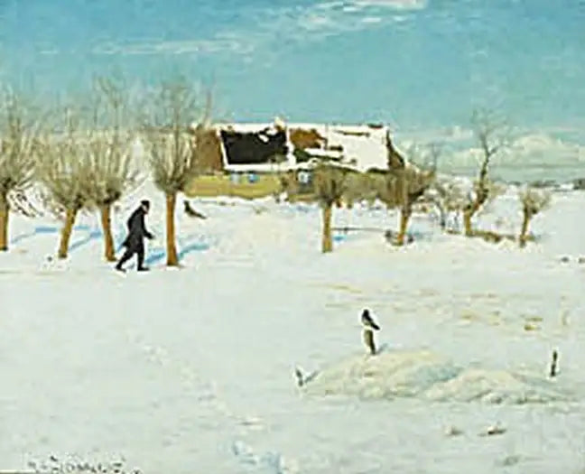 Een winterdag op het platteland. - H. A. Brendekilde

Source:
Une journée d'hiver à la campagne. - H. A. Brendekilde