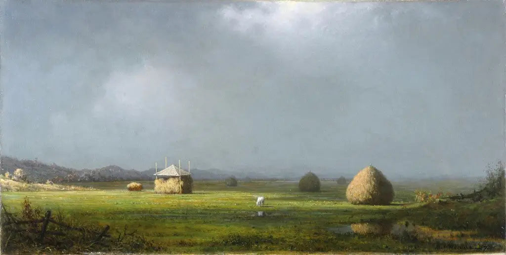 Une journée nuageuse - Martin Johnson Heade image 1 reproduction de peinture à l’huile