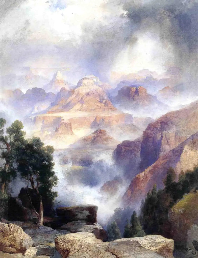 Een regenachtige dag, Grand Canyon - Thomas Moran

Source:
Une journée pluvieuse, Grand Canyon - Thomas Moran