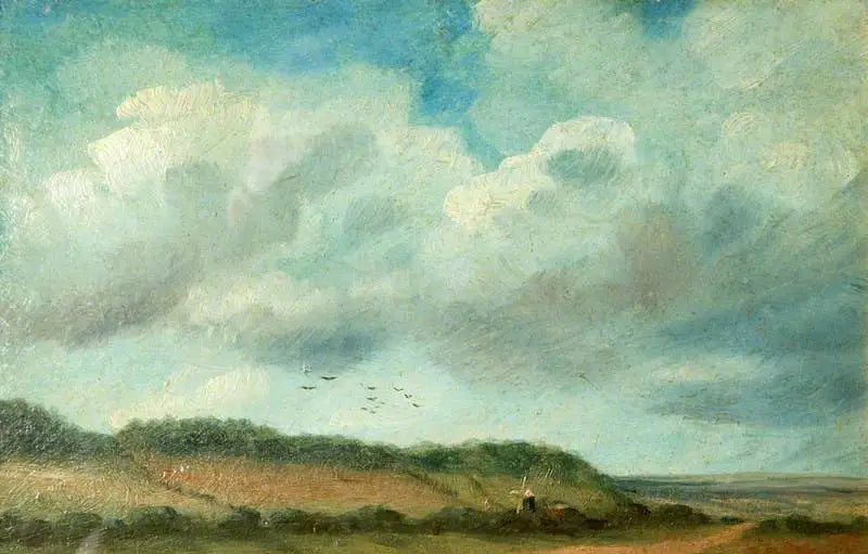 Een winderige dag - John Constable