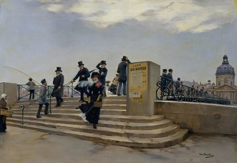 Een winderige dag op de Kunstbrug - Jean Béroud

Source:
Une journée venteuse sur le Pont des Arts - Jean Béraud