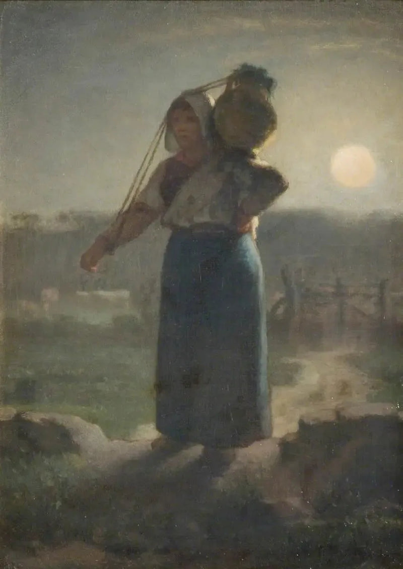 Een zuivelmeid - Jean-François Millet