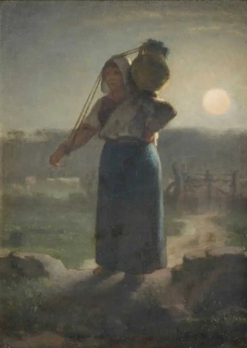 Een zuivelmeid - Jean-François Millet