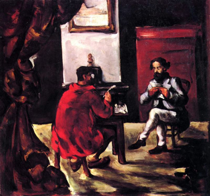 Een lezing van Paul Alexis bij Zola - Paul Cézanne