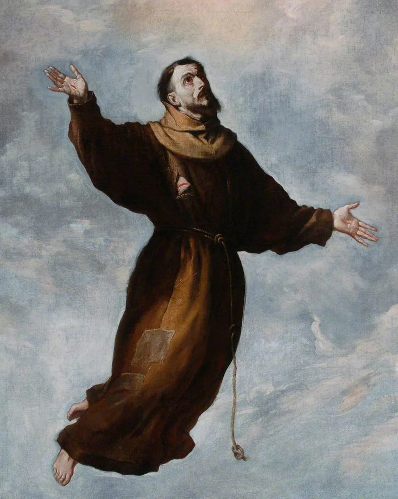 Een levitatie van Sint-Franciscus - Jusepe de Ribera