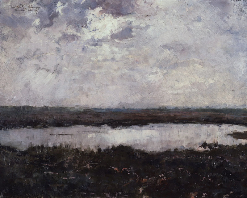 Een poel in de Kempen - Théo van Rysselberghe