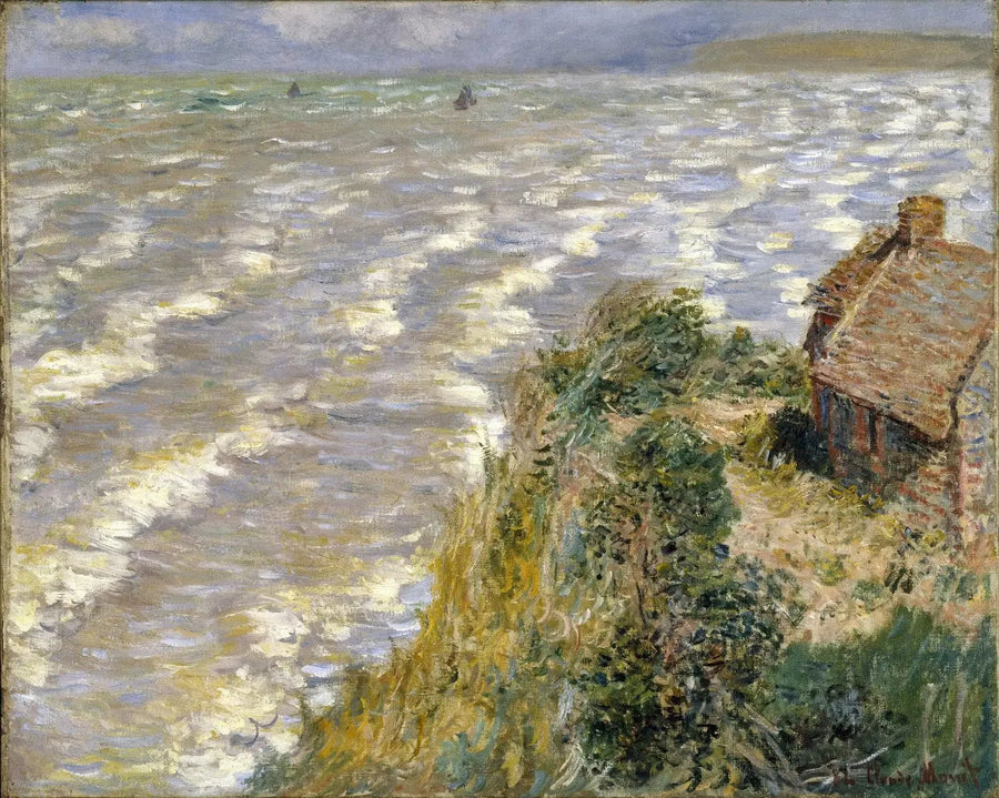 Een opkomende vloed bij Pourville - Claude Monet
