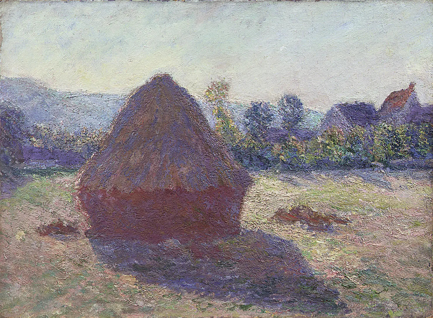 Une paille de foin au soleil du soir - Claude Monet image 1 tableau peint à l’huile sur toile