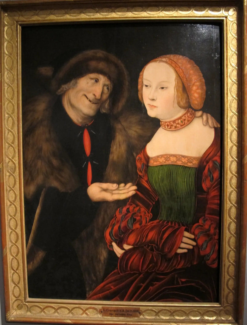 Een slecht passend paar - Lucas Cranach de Oudere