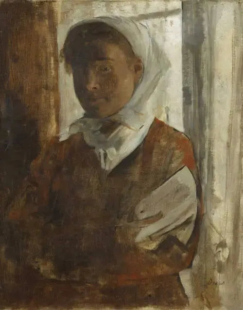 Een boerin - Edgar Degas