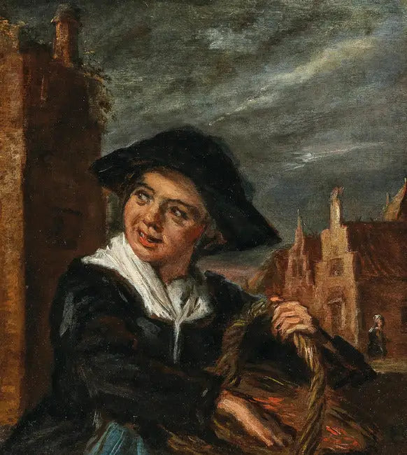 Een visseres voor een stadsplein - Frans Hals

Source:
Une pêcheuse devant une place de ville - Frans Hals