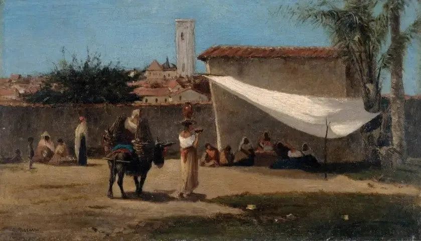 Een plek in Caracas - Camille Pissarro