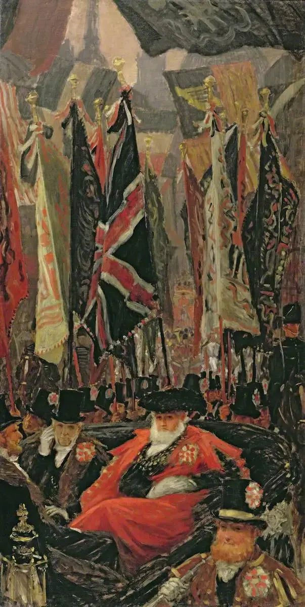 Een burgerlijke processie die Ludgate Hill afdaalt, Londen - James Tissot

Source:
Une procession civique descendant Ludgate Hill, Londres - James Tissot