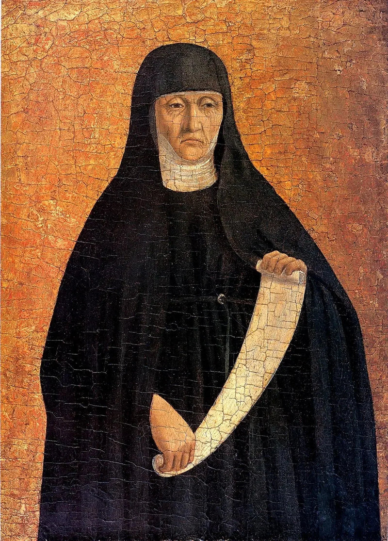 Een augustijnse non (heilige Monique) - Piero della Francesca
