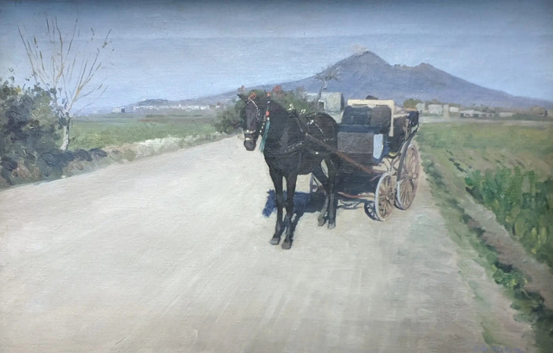 Een weg in Napels - Gustave Caillebotte