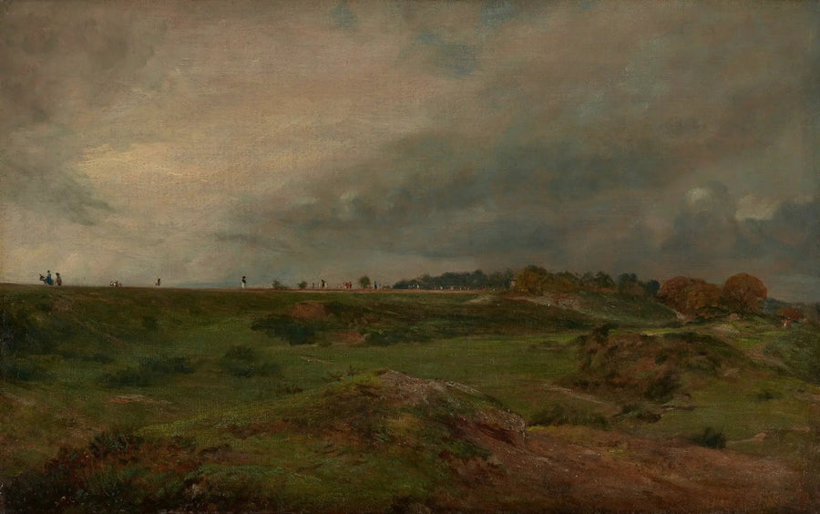 Een weg door Hampstead Heath - John Constable