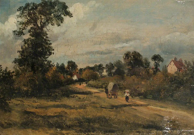 Een landweggetje - John Constable