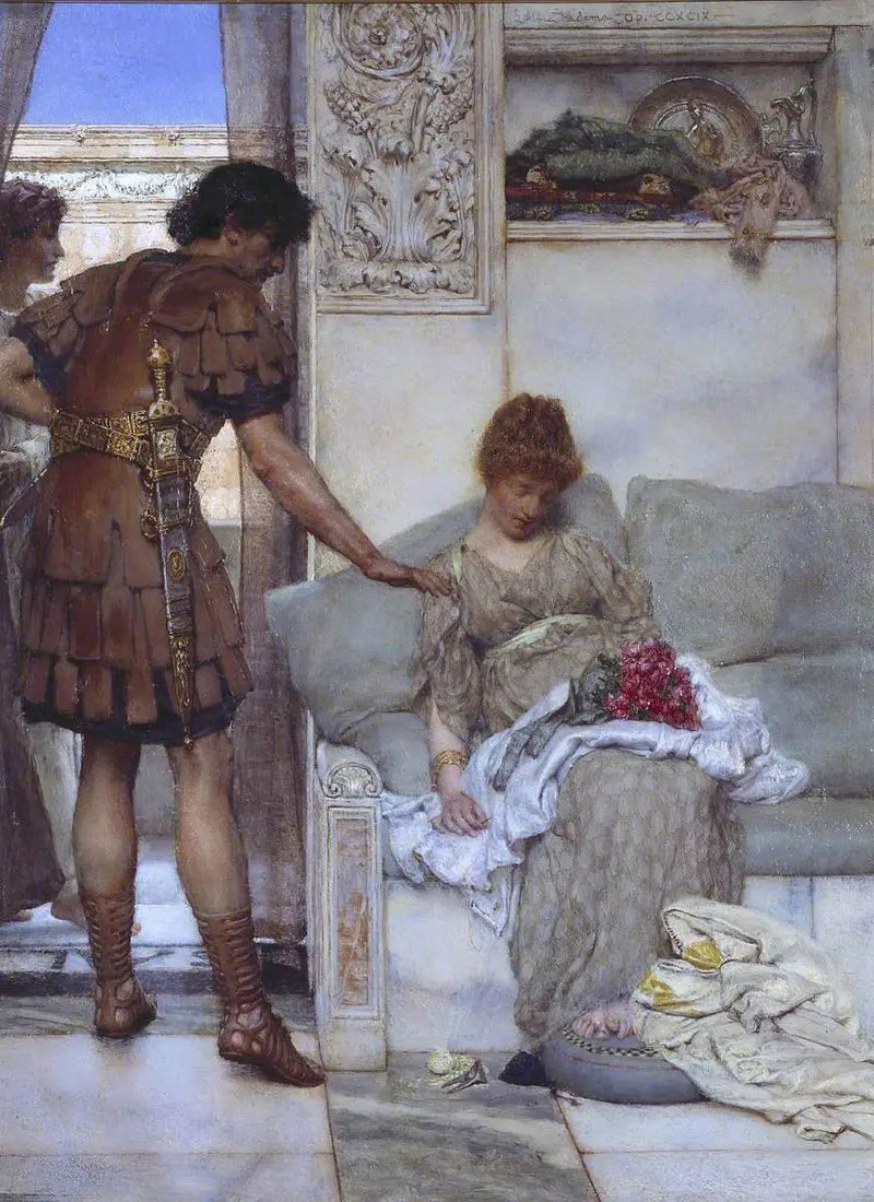 Een stille groet - Lawrence Alma-Tadema