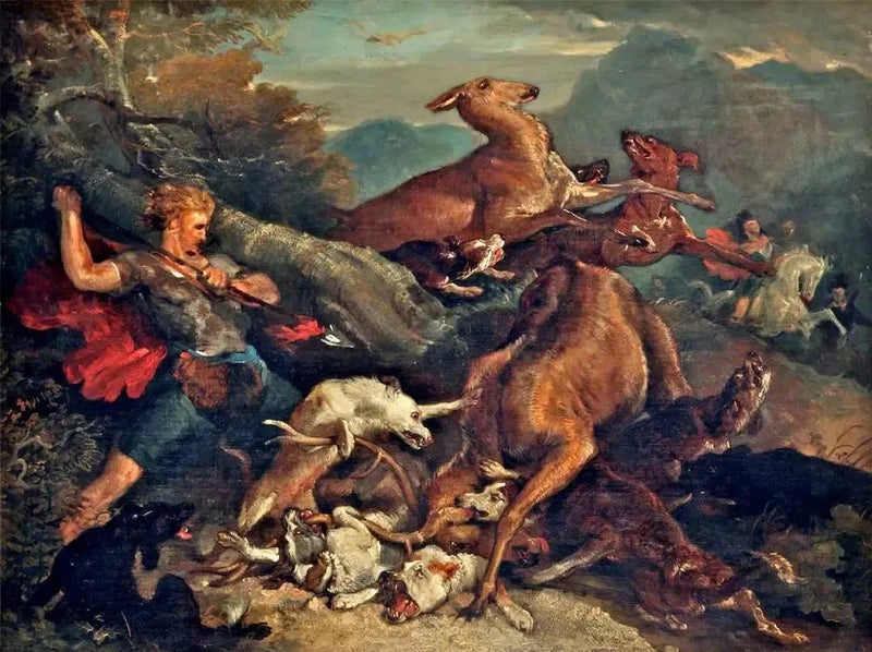 Een jachtscène - Edwin Henry Landseer

Source:
Une scène de chasse - Edwin Henry Landseer