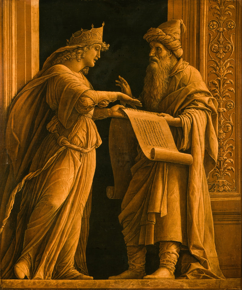 Een sibille en een profeet - Andrea Mantegna