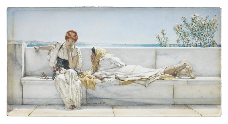 Een verzoek - Lawrence Alma-Tadema