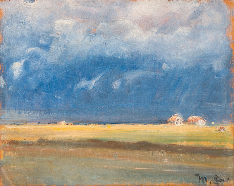 Une tempête sur la côte de Skagen. - Michael Peter Ancher